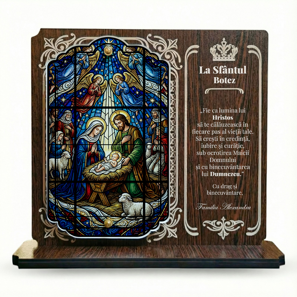 Trofeu religios – Dar de suflet pentru Sfântul Botez