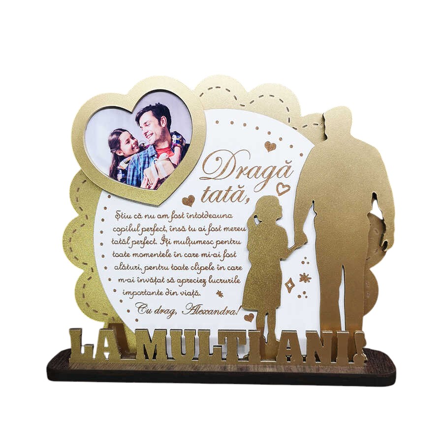 Trofeu personalizat – Special pentru tata