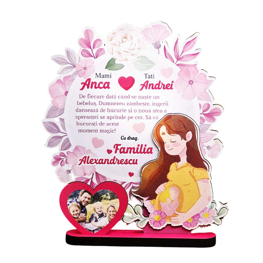 Trofeu Printat – Familie - Fundal Alb