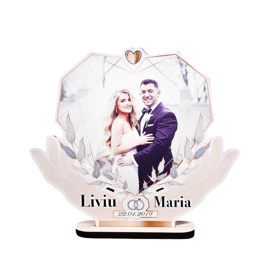 Trofeu Printat – Nunta 3 - Fundal Alb