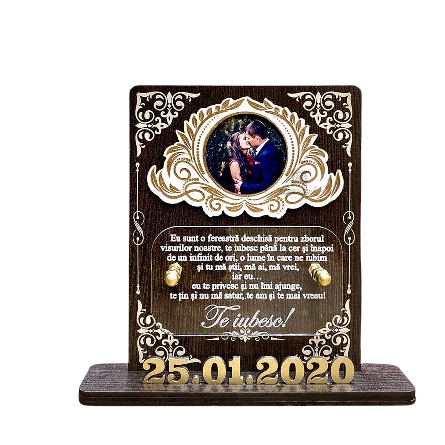 Cadou Personalizat – Trofeu special pentru aniversarea relatiei