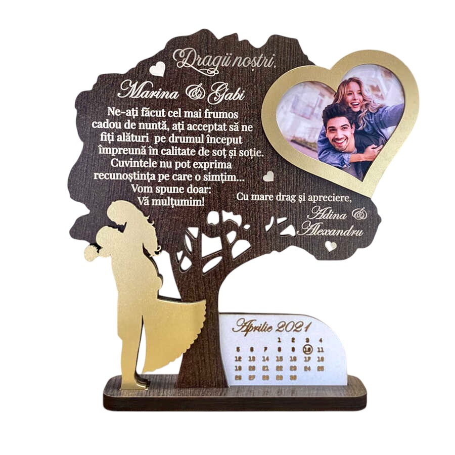 Trofeu Personalizat – Multumire nasi cununie