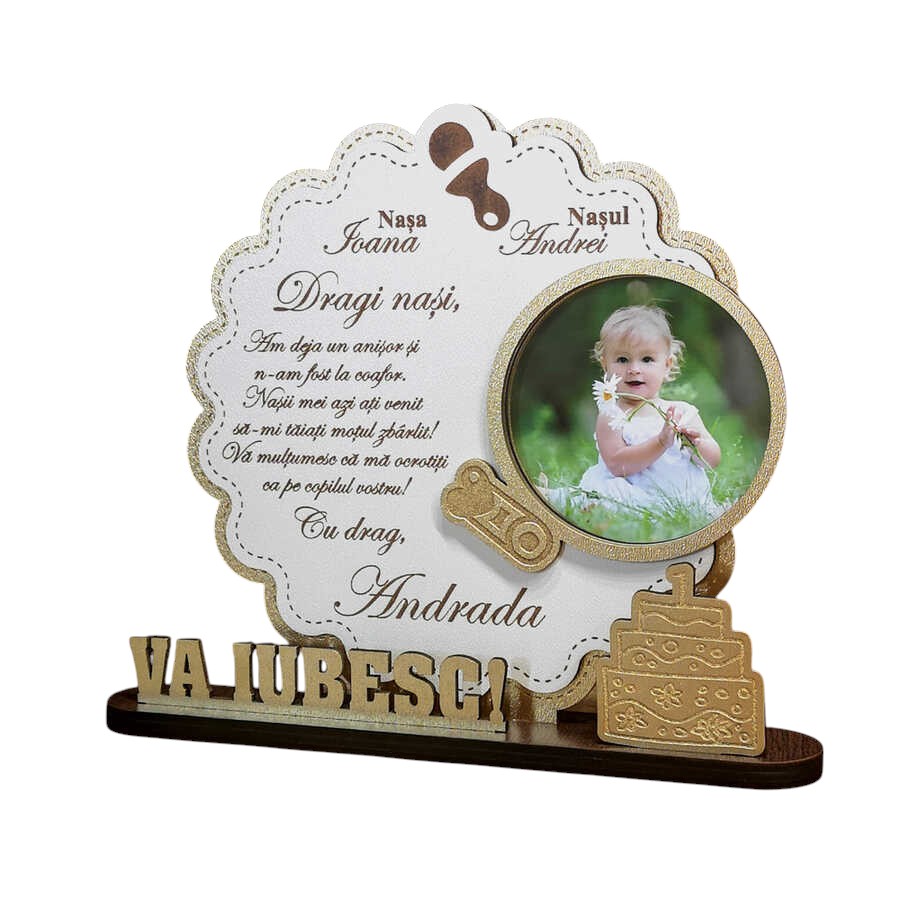 Cadou personalizat – Trofeu Taiere mot pentru nasi