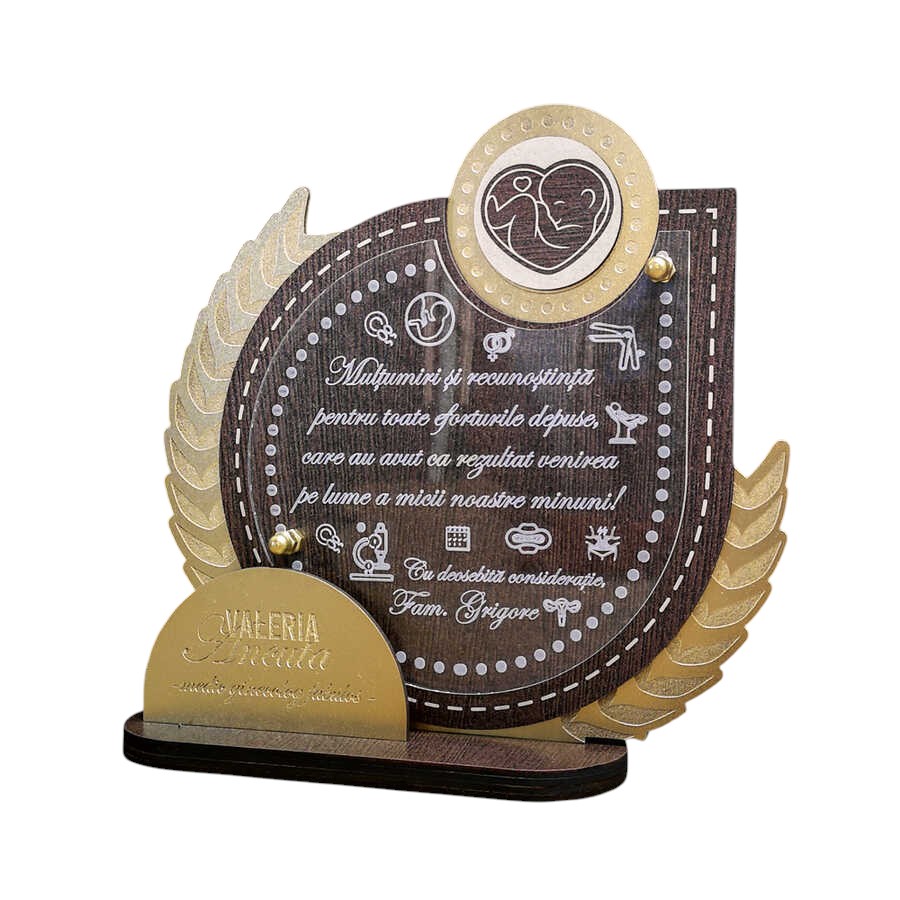 Trofeu Personalizat – Cadou doctor Ginecolog