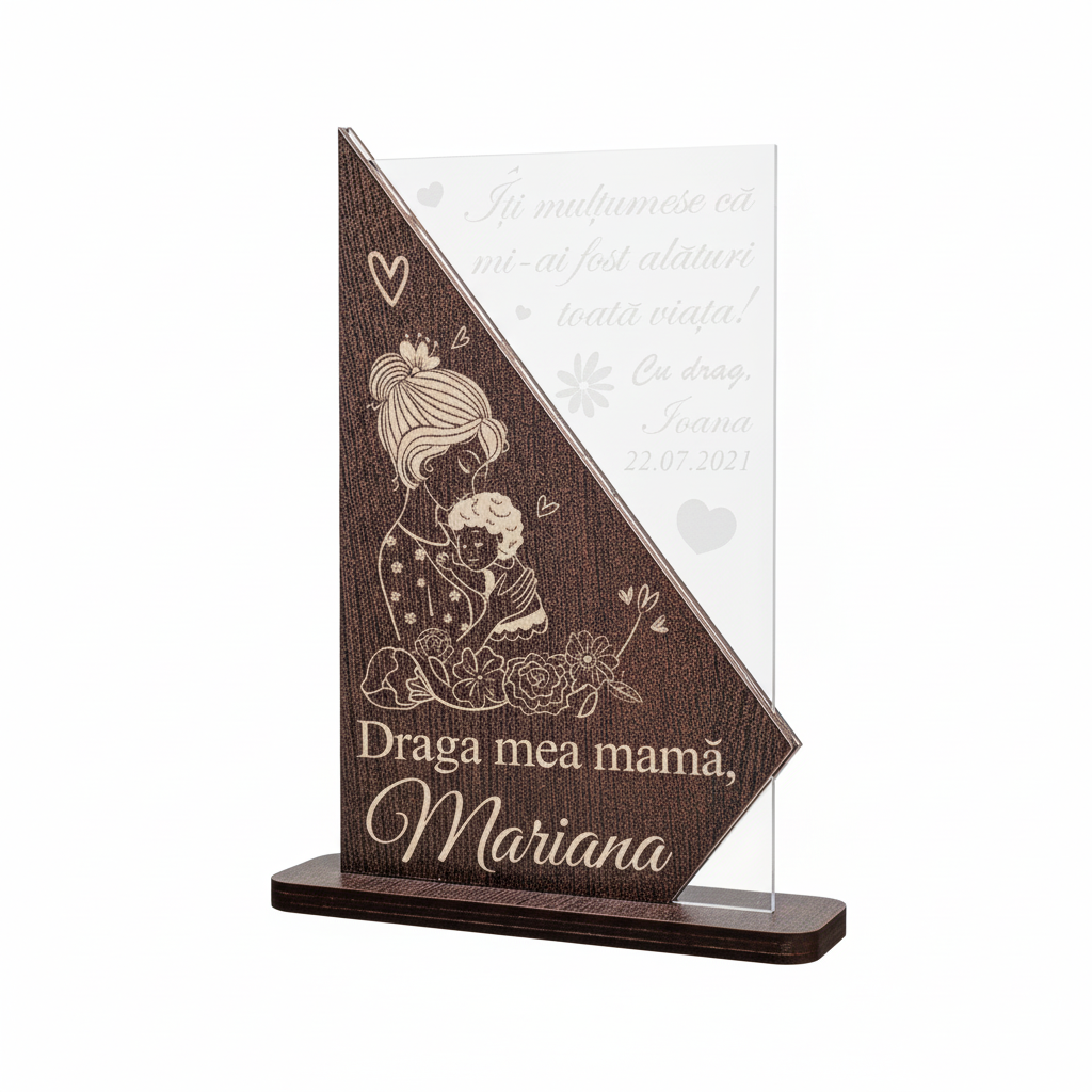 Cadou personalizat Trofeu – Special pentru mama