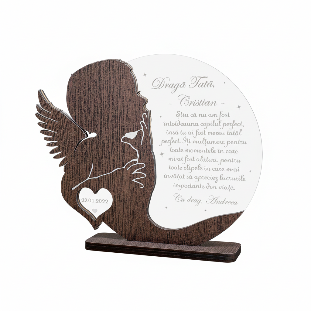 Cadou personalizat Trofeu – Soapte pentru tata