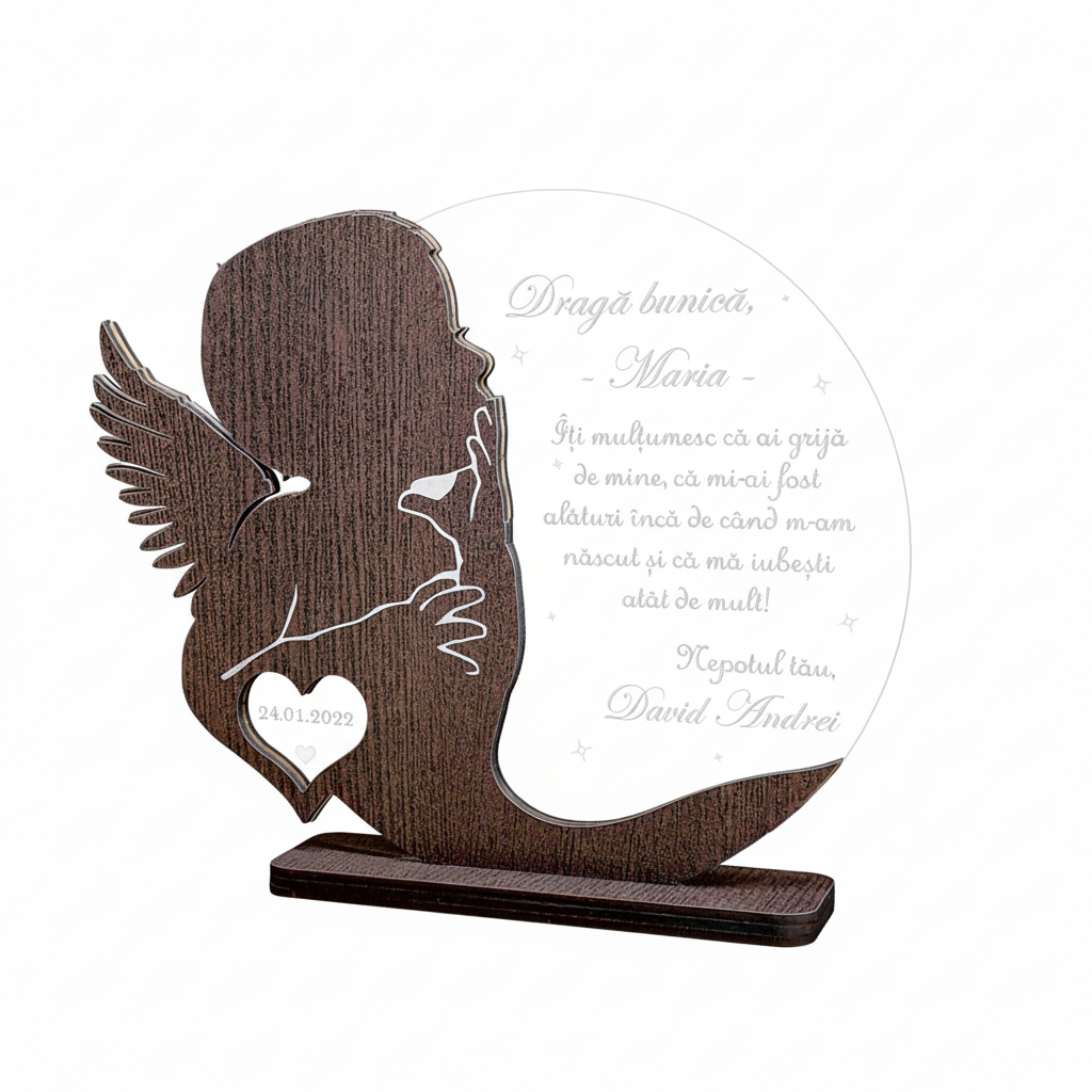 Cadou personalizat Trofeu – Soapte pentru bunica