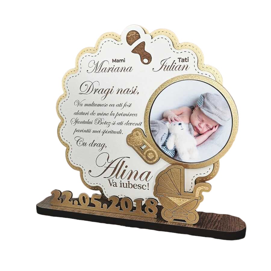 Cadou personalizat – Trofeu botez