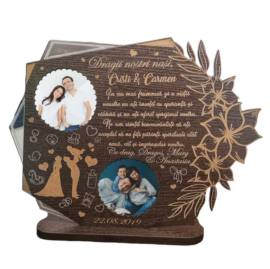 Cadou botez si cununie – Cadou personalizat Trofeu