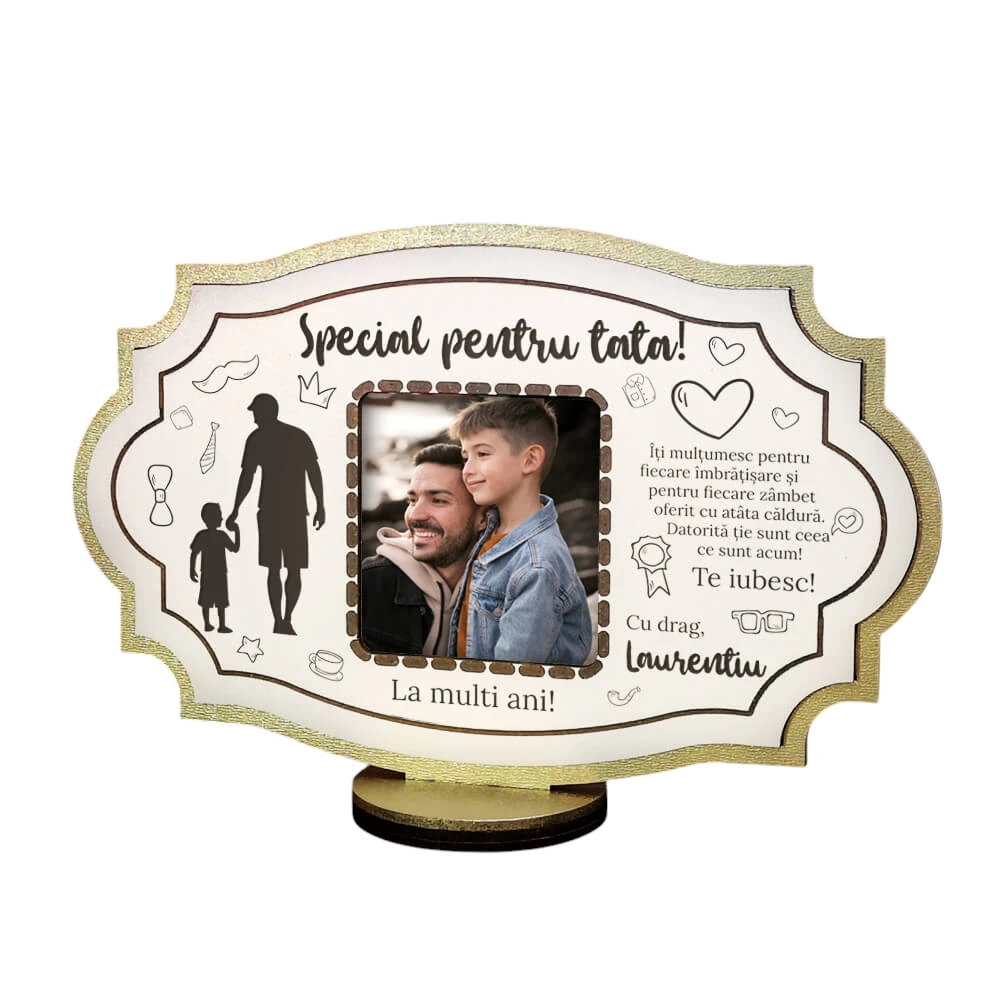 Rama foto personalizata – Special pentru tata