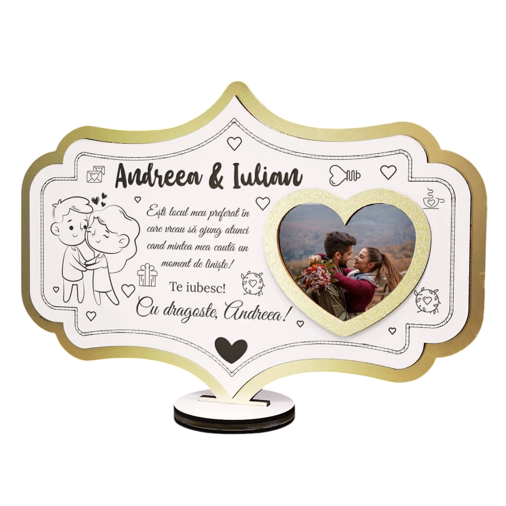 Rama foto personalizata – Cadou pentru persoana iubita