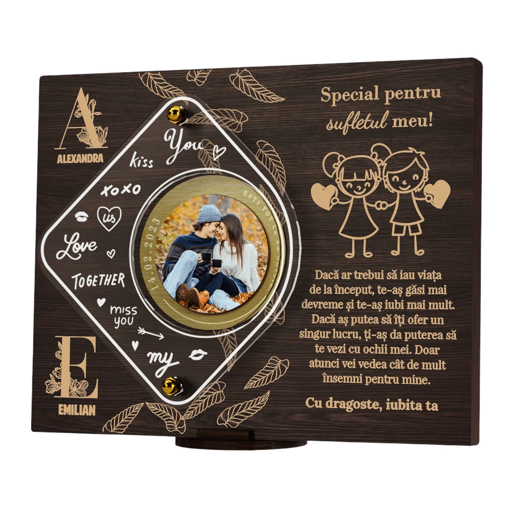 Placheta personalizata – Special pentru sufletul meu