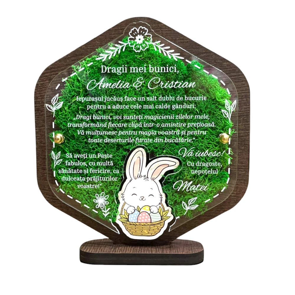 Trofeu personalizat de Paste – Dragii mei bunici