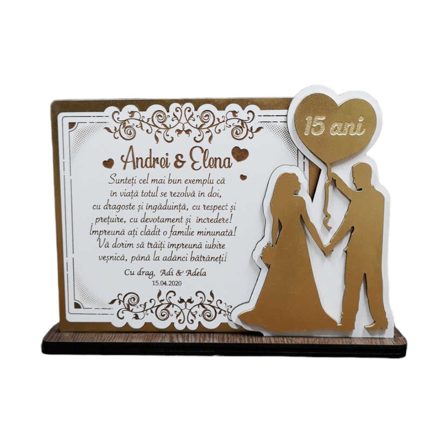 Cadou personalizat – Trofeu aniversare