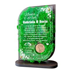 Trofeu Personalizat cu Licheni – Nunta de lut