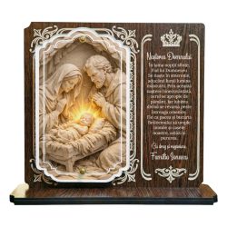 Trofeu Crestin Personalizat – Nasterea Domnului – Cadou Religios Special
