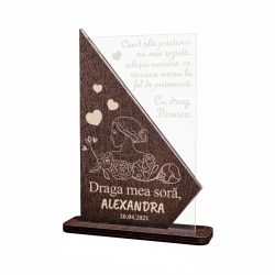 Cadou personalizat Trofeu – Special pentru sora