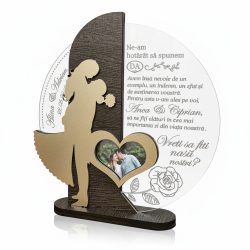 Cadou personalizat Trofeu – Vreti sa fiti nasii nostri? Gold