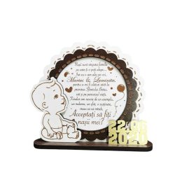 Trofeu personalizat – Cerere nasi botez