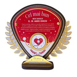 Trofeu personalizat pentru cardiolog