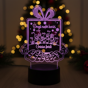 Lampa LED multicolora – Cadou pentru bunici