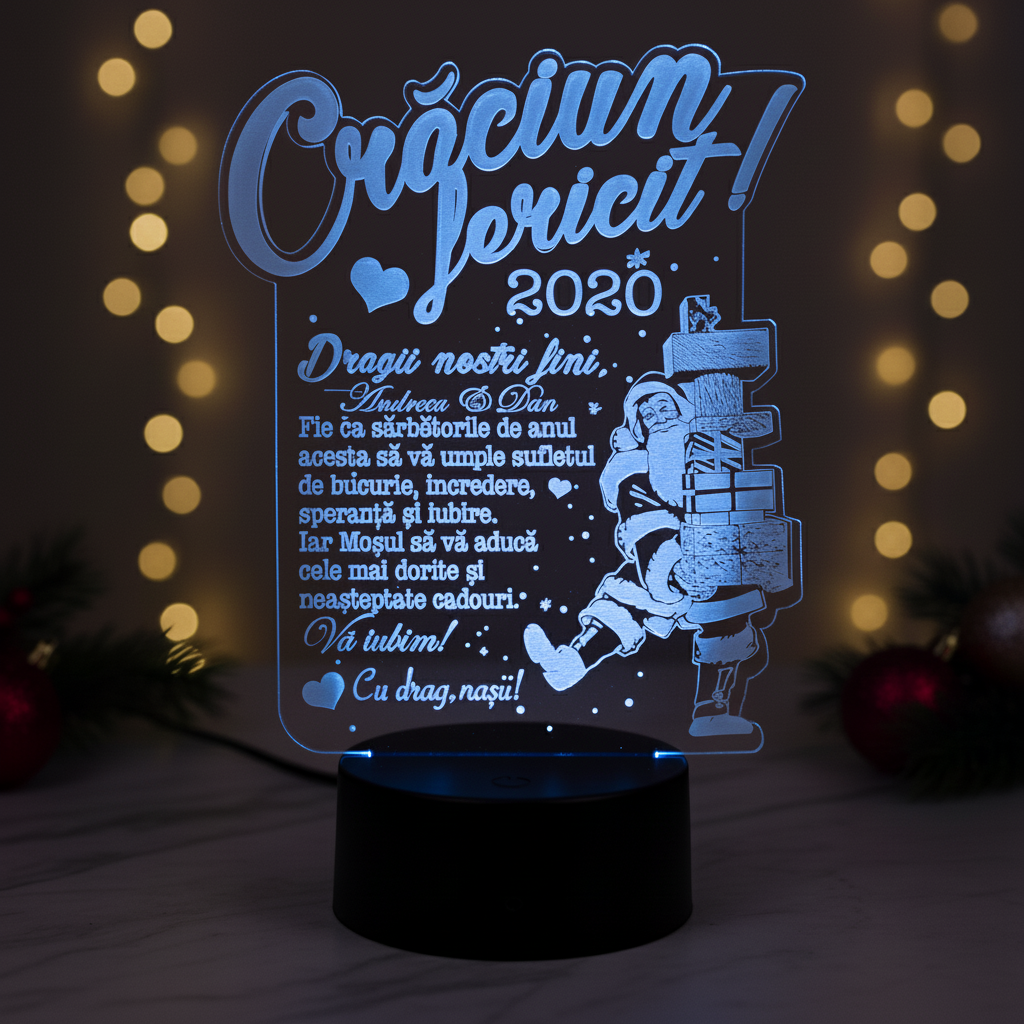 Trofeu personalizat - Cadou fini craciun Trofeu personalizat - Cadou fini craciun