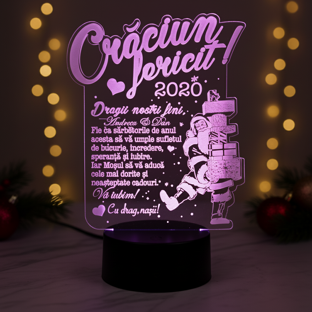 Trofeu personalizat - Cadou fini craciun Trofeu personalizat - Cadou fini craciun
