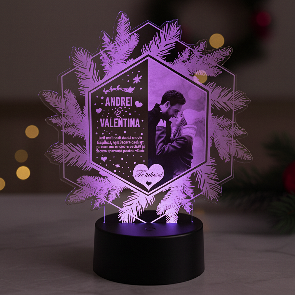 Trofeu personalizat de Craciun – Esti tot ce am nevoie