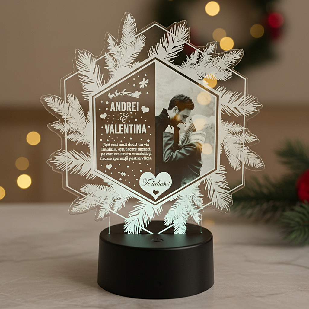 Trofeu personalizat de Craciun - Esti tot ce am nevoie