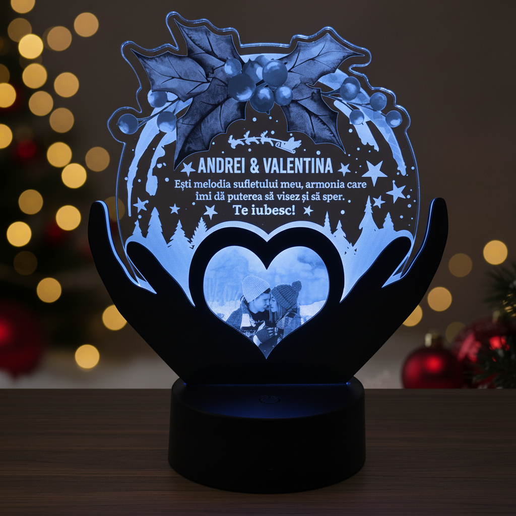 Trofeu personalizat de Craciun - Melodia sufletului meu Trofeu personalizat de Craciun - Melodia sufletului meu