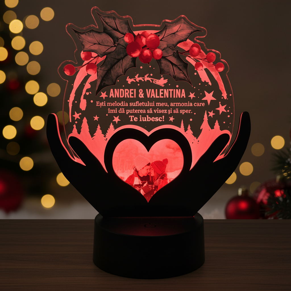 Trofeu personalizat de Craciun - Melodia sufletului meu Trofeu personalizat de Craciun - Melodia sufletului meu