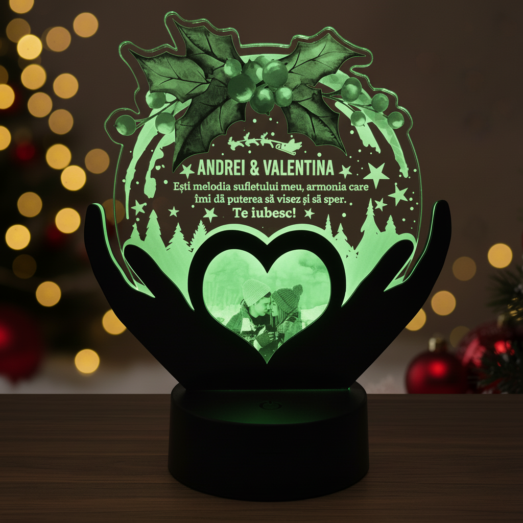 Trofeu personalizat de Craciun - Melodia sufletului meu Trofeu personalizat de Craciun - Melodia sufletului meu