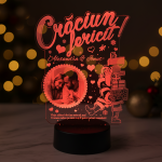 Trofeu personalizat de Craciun – special pentru persoana iubita