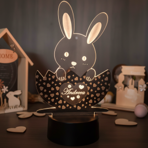 Cadou personalizat Trofeu LED – Iepurila de Paste!