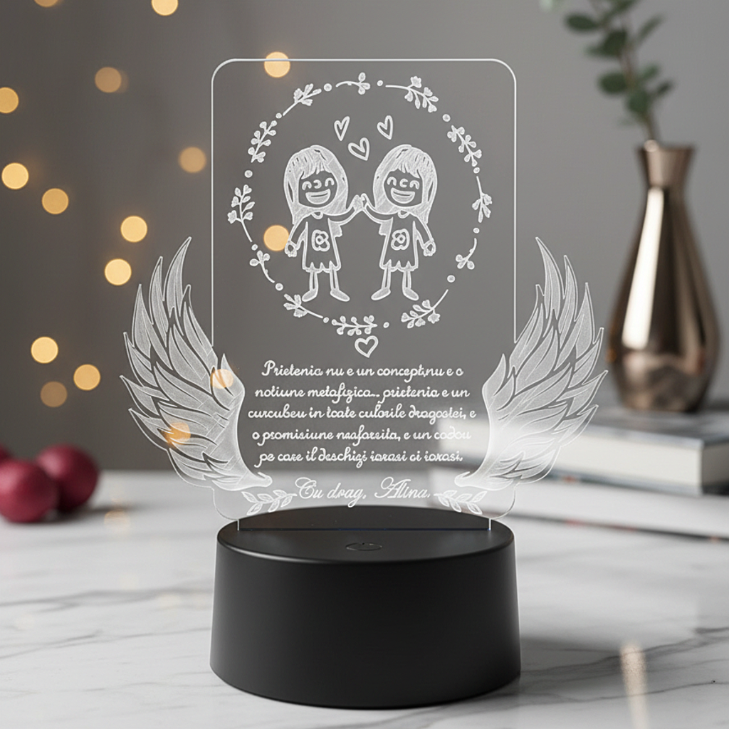 Trofeu LED - Cadou pentru prieteni Trofeu LED - Cadou pentru prieteni