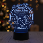 Trofeu LED de Craciun – pentru nasii de botez