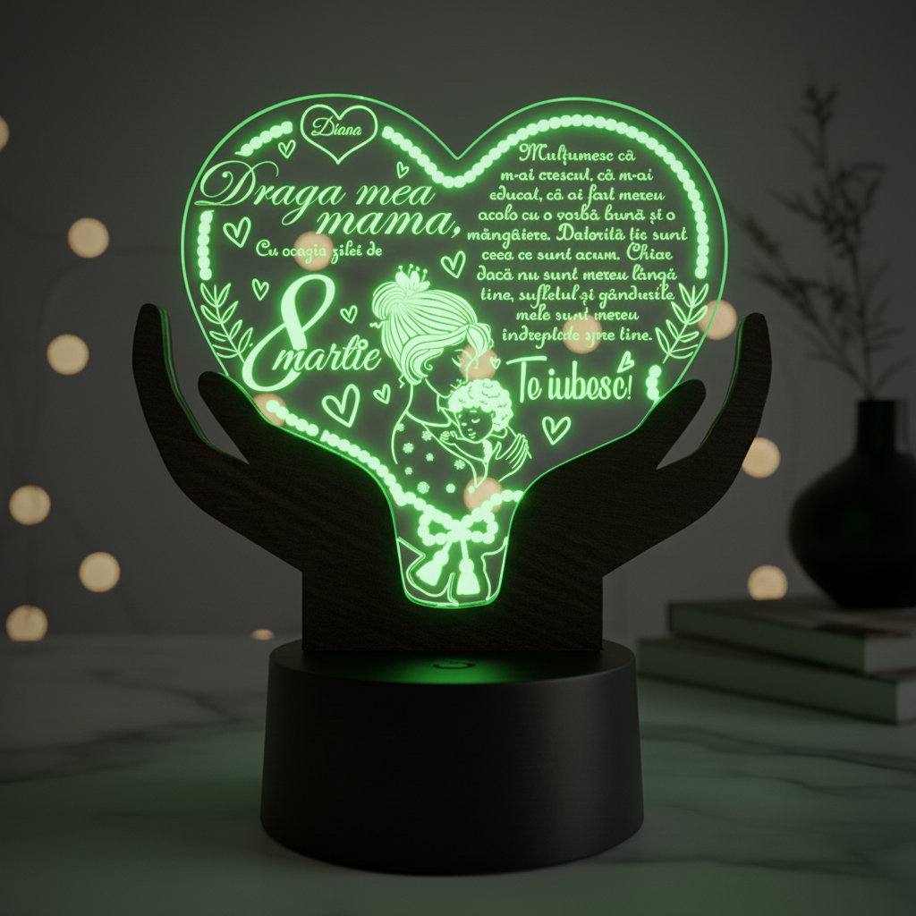 Trofeu personalizat - Mama 8 martie Trofeu personalizat - Mama 8 martie