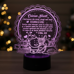 Lampa LED multicolor – Cadou mosi botez Craciun