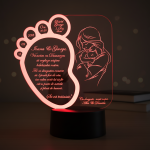 cadou_personalizat_trofeu_led_nou_nascut_rosu