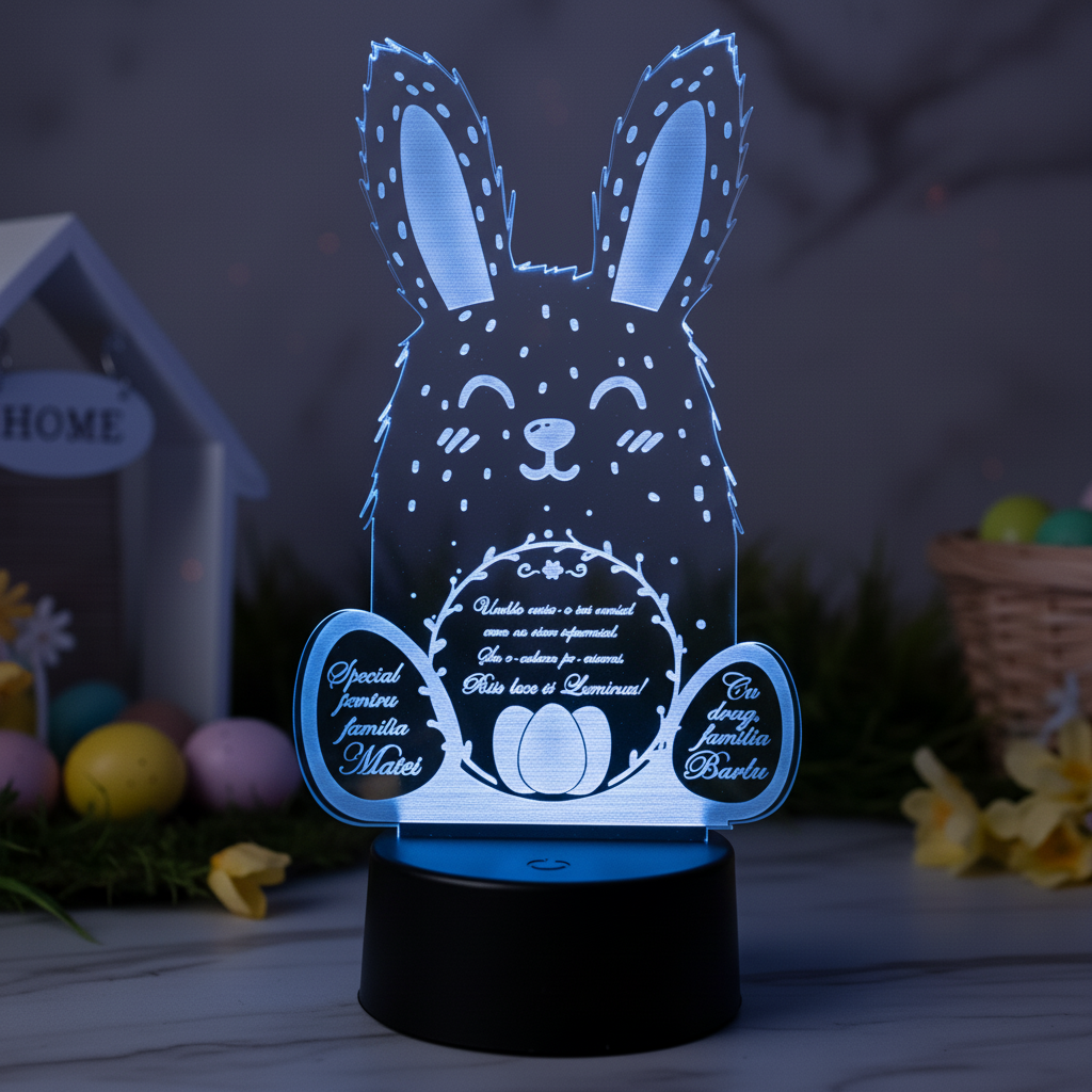 Cadou personalizat Trofeu LED - Mormaila Paste! Cadou personalizat Trofeu LED - Mormaila Paste!