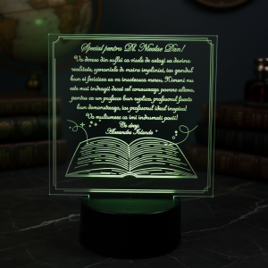 Cadou personalizat Trofeu LED – Special pentru diriginta –  Model 7